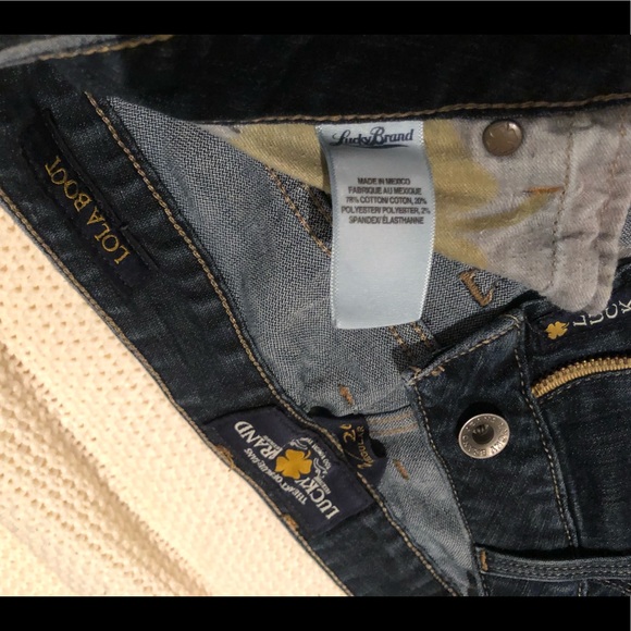Lola Boot lucky brand jeans size 2/26 regular - Picture 4 of 6
